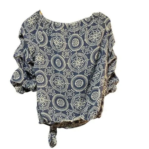CeCe Paisley Print Blouse - Size M - Picture 4 of 9
